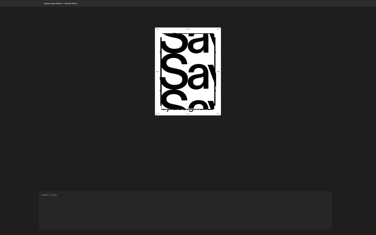 Browse Stack Figma Motion template Figma file