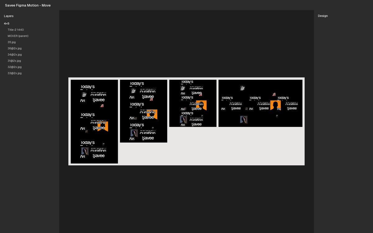 Move Figma Motion template in Figma