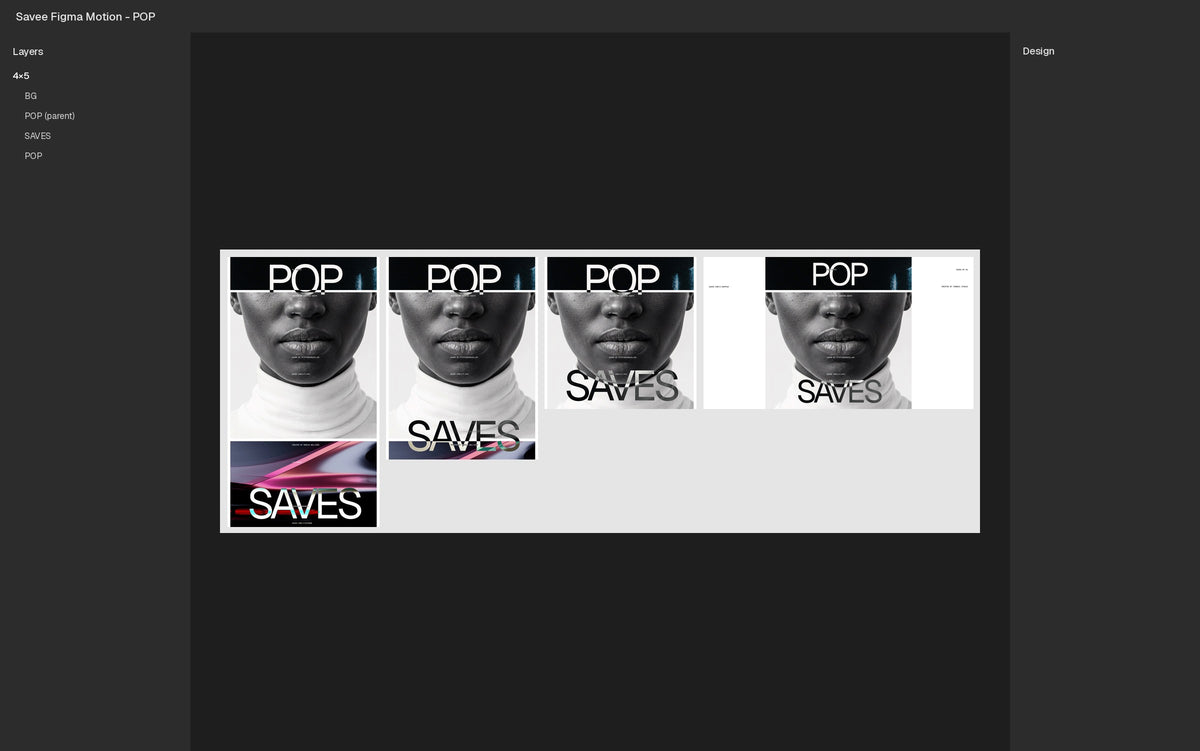 POP Figma Motion template Figma file