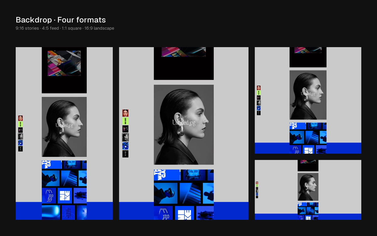 Backdrop Figma Motion template preview 1