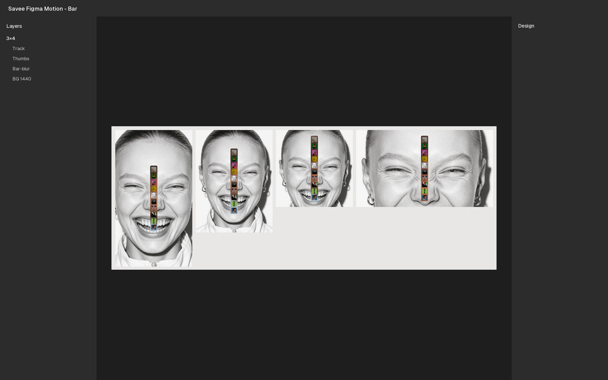 Bar Figma Motion template Figma file
