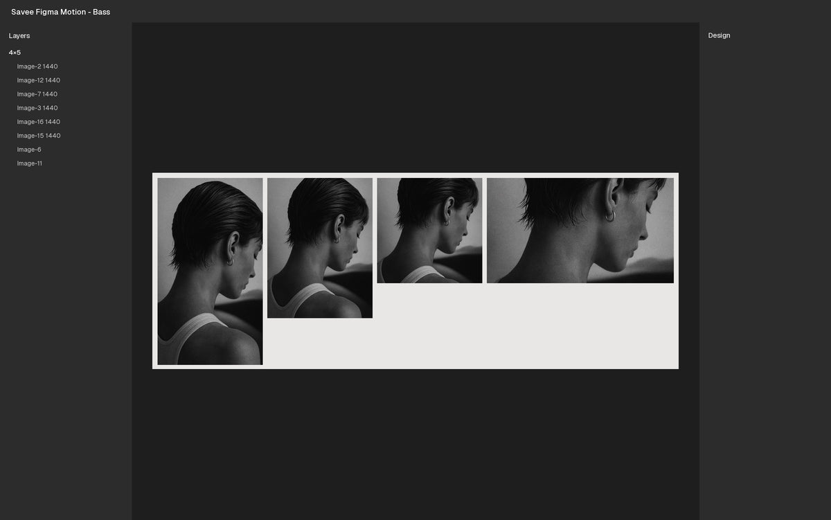 Bass Figma Motion template in Figma
