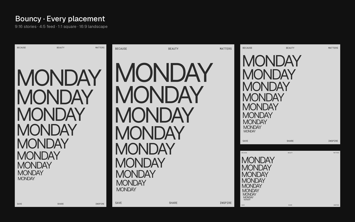 Bouncy Figma Motion template preview 3