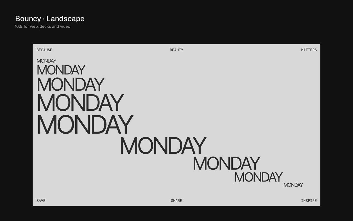 Bouncy Figma Motion template preview 4