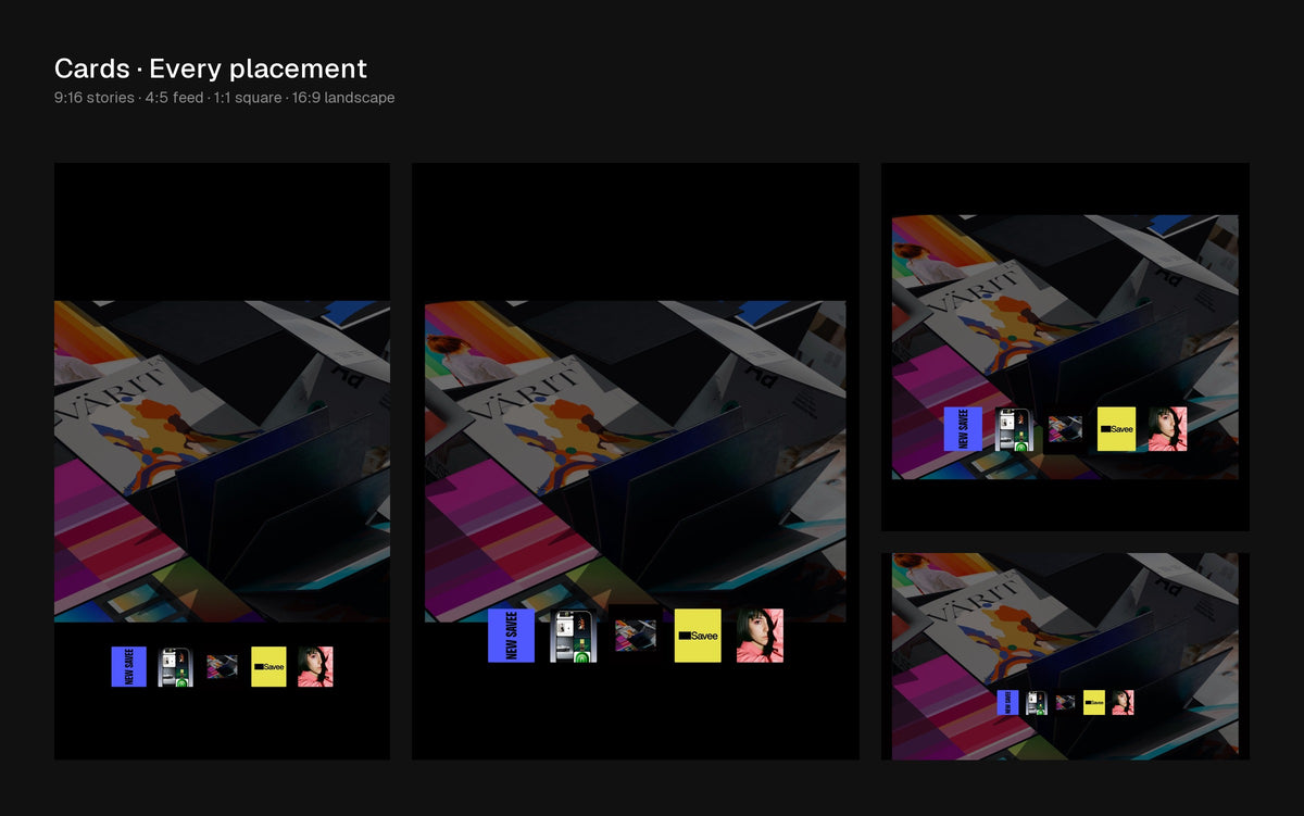 Cards Figma Motion template preview 3