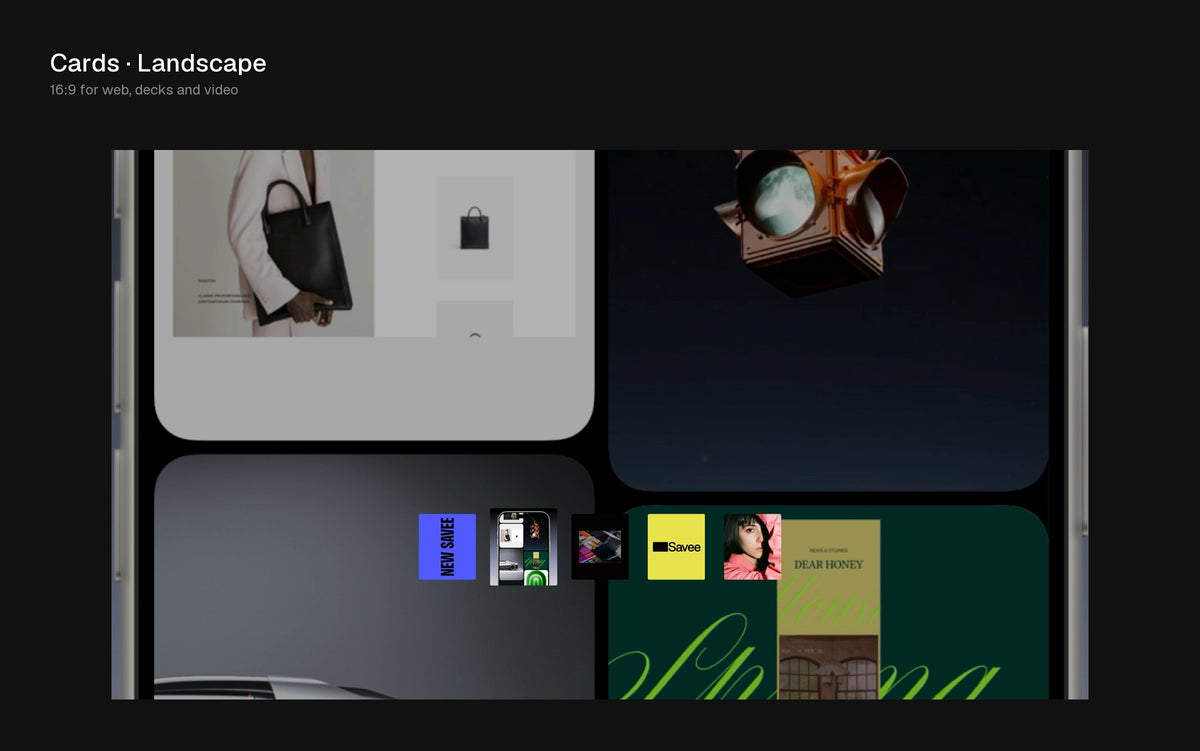 Cards Figma Motion template preview 4