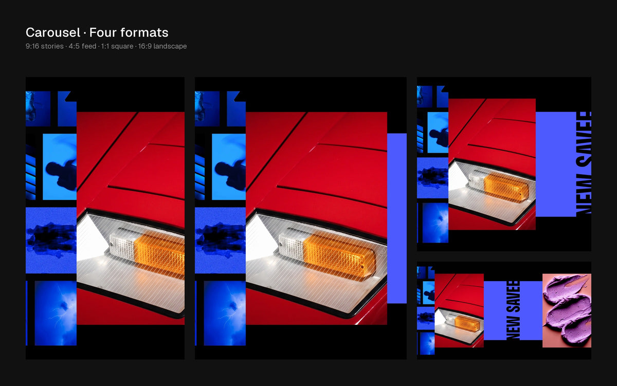 Carousel Figma Motion template preview 1