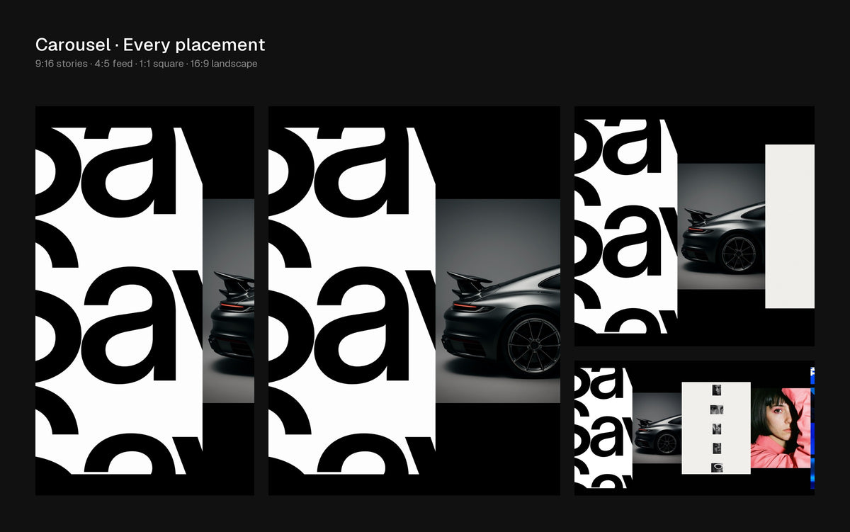 Carousel Figma Motion template preview 3