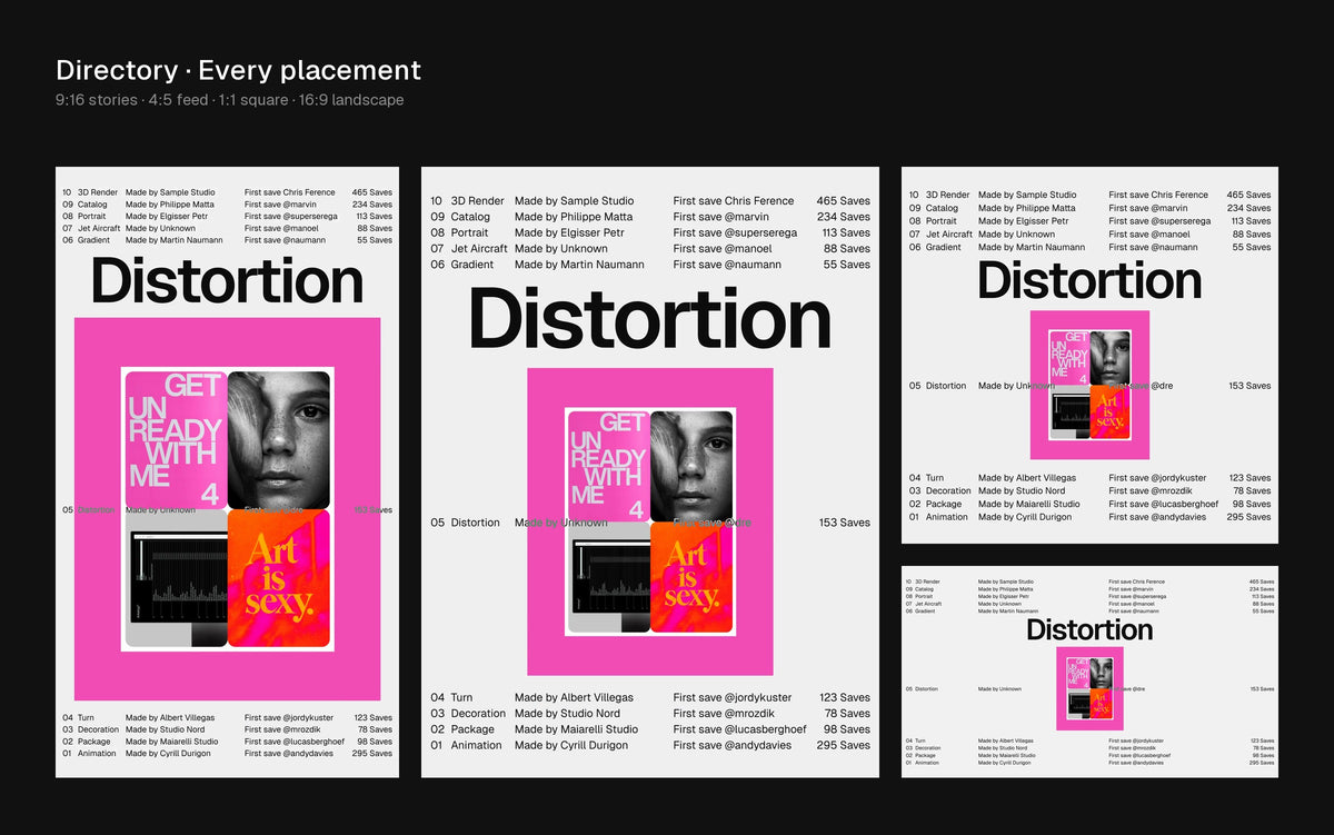 Directory Figma Motion template preview 3