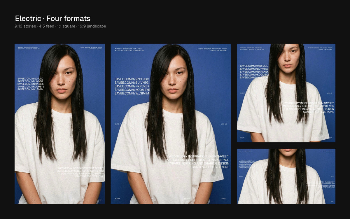 Electric Figma Motion template preview 1