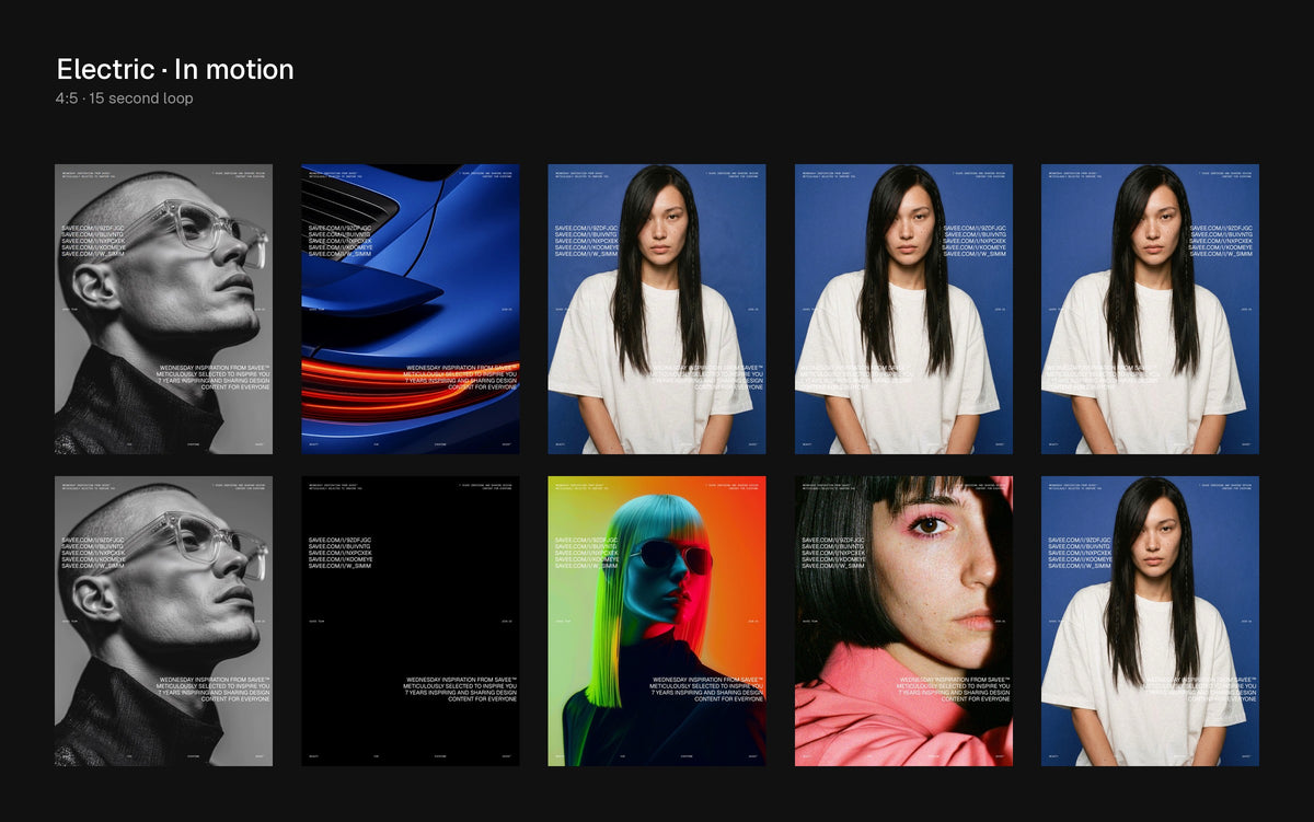 Electric Figma Motion template preview 2
