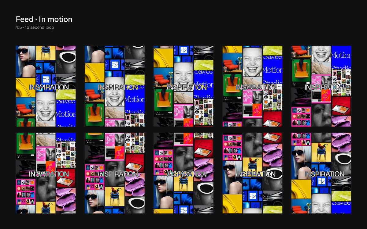 Feed Figma Motion template preview 2