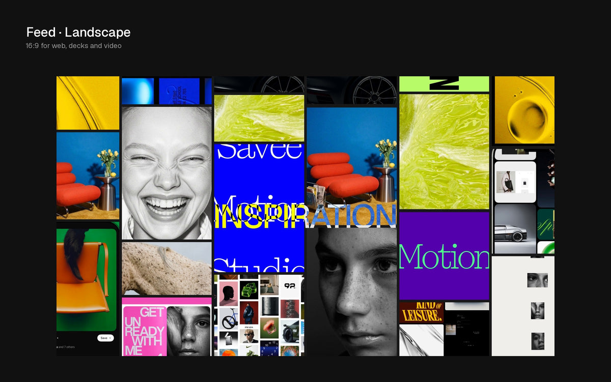 Feed Figma Motion template preview 4