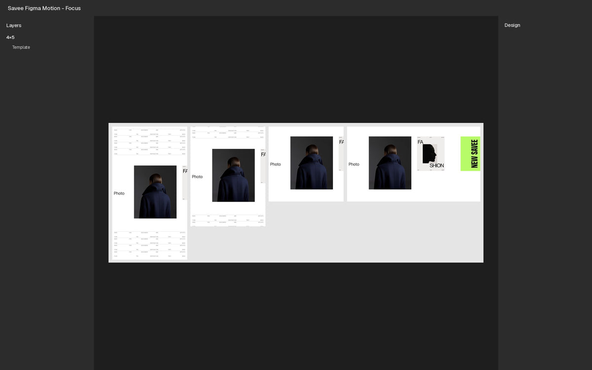 Focus Figma Motion template Figma file