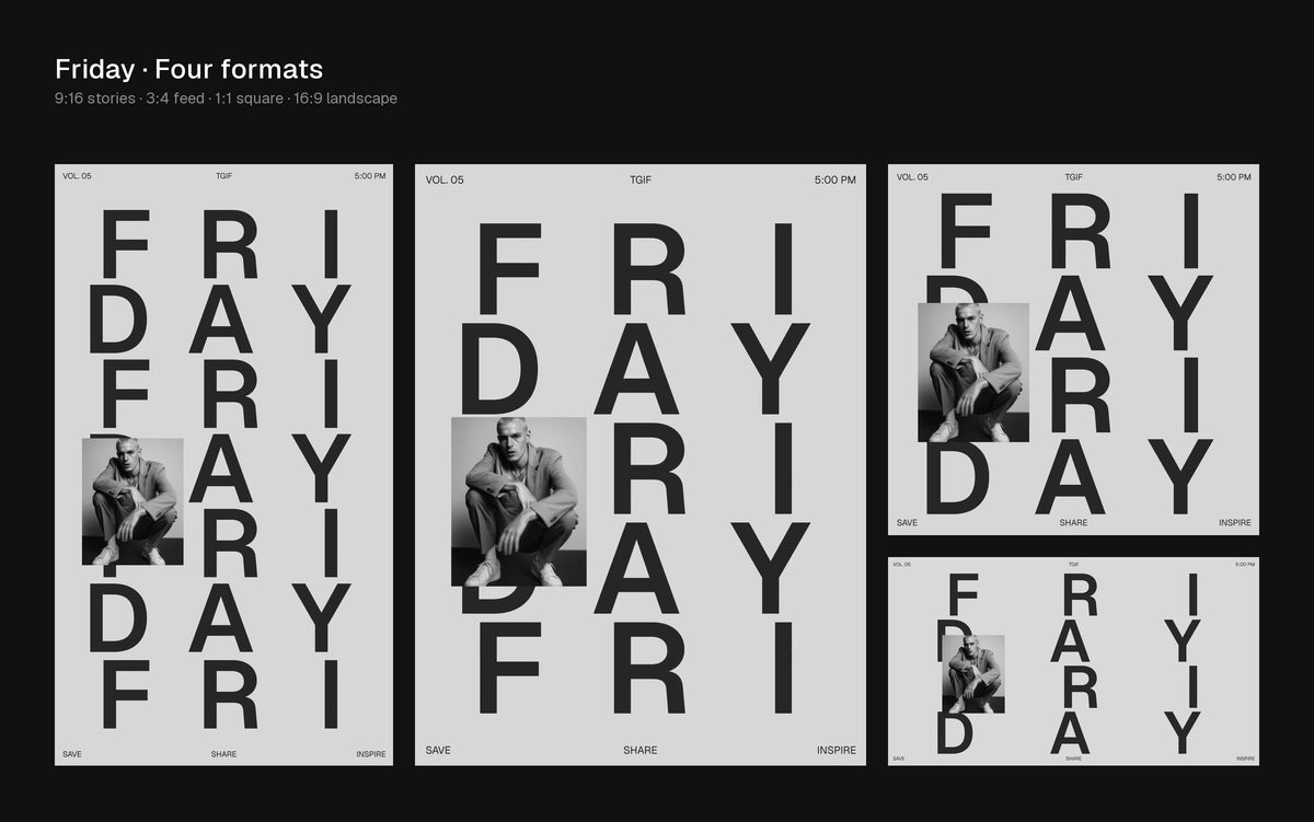 Friday Figma Motion template preview 1