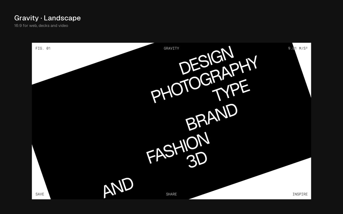 Gravity Figma Motion template preview 4