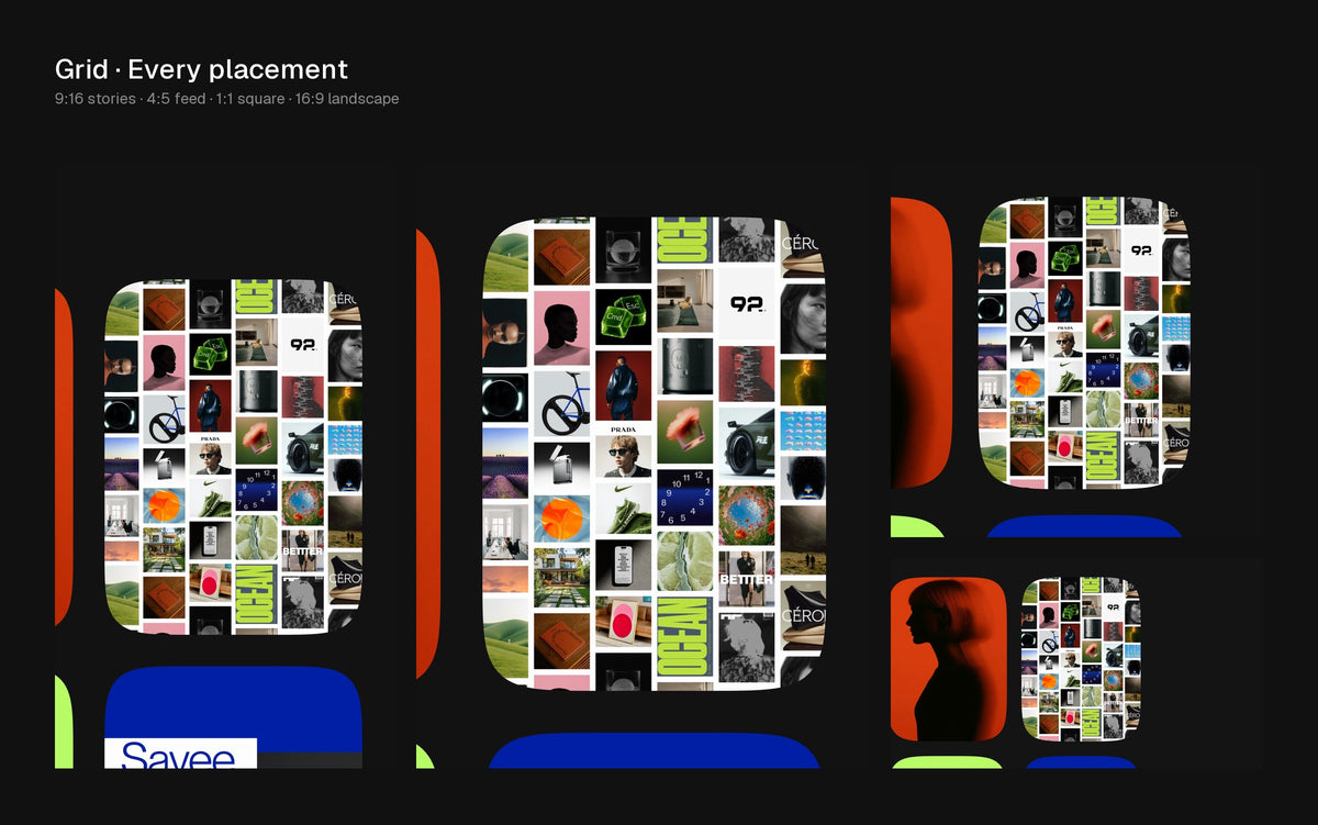 Grid Figma Motion template preview 3