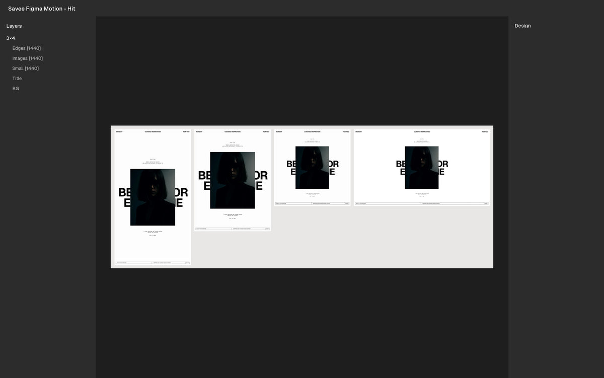 Hit Figma Motion template Figma file