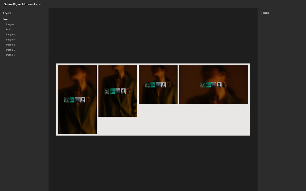 Lens Figma Motion template Figma file