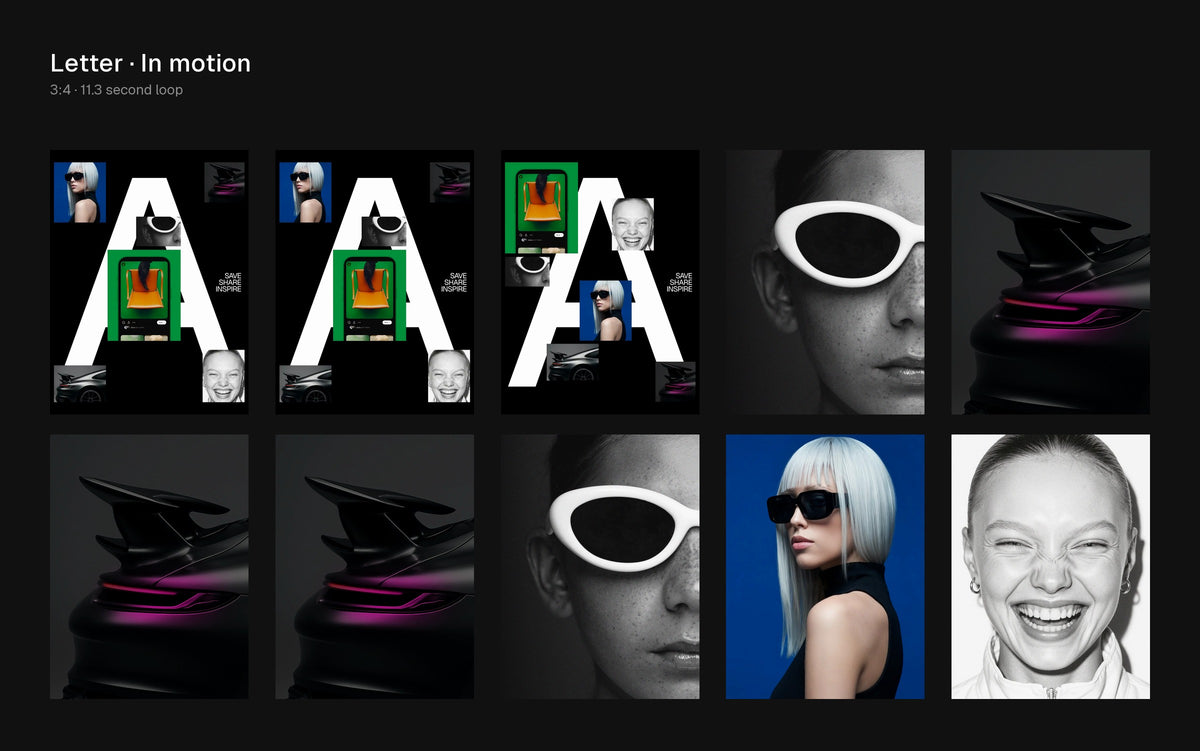 Letter Figma Motion template preview 2