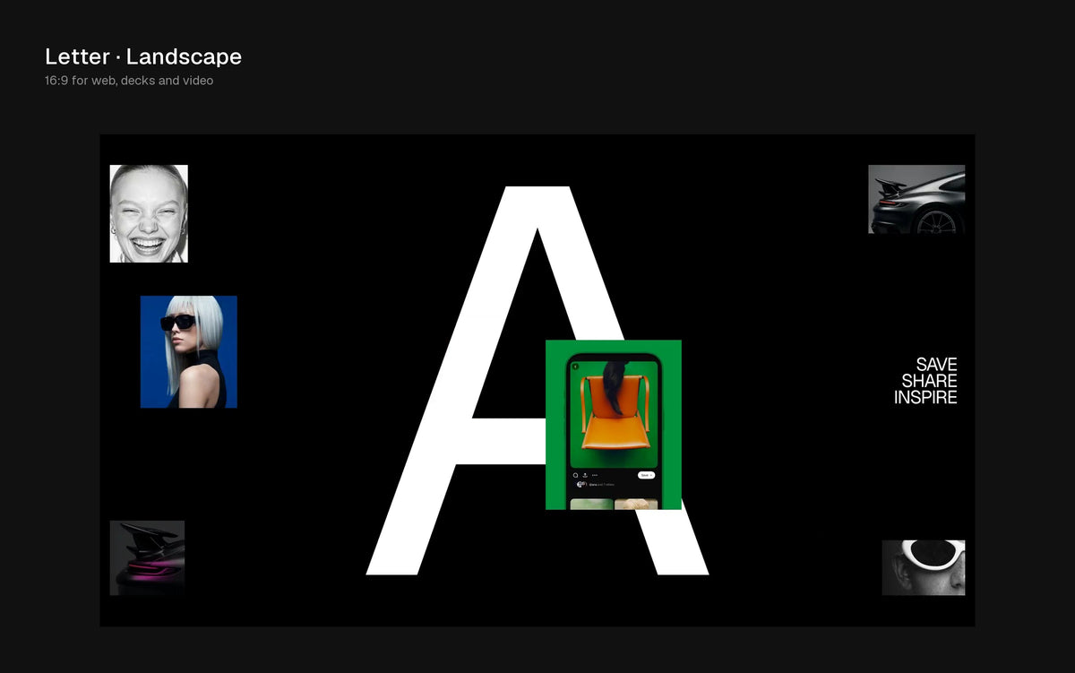 Letter Figma Motion template preview 4