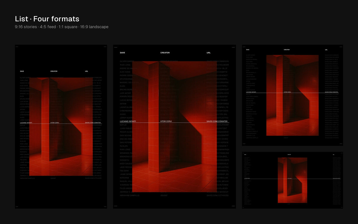 List Figma Motion template preview 1