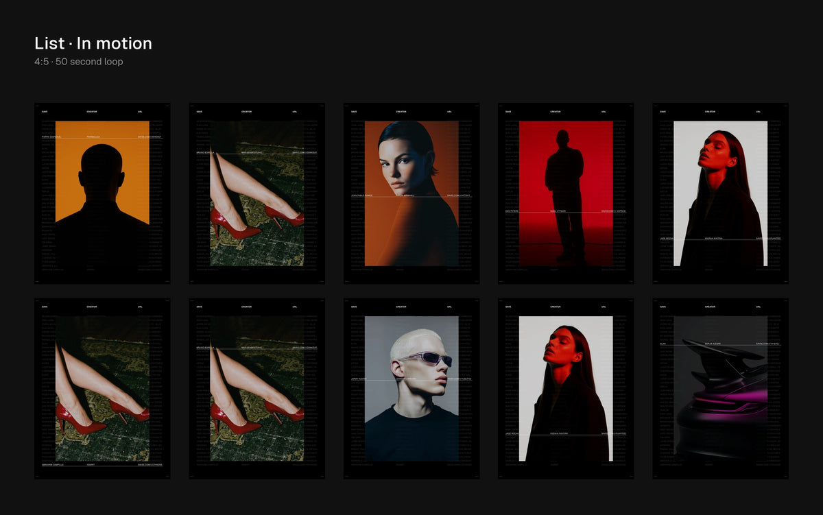 List Figma Motion template preview 2
