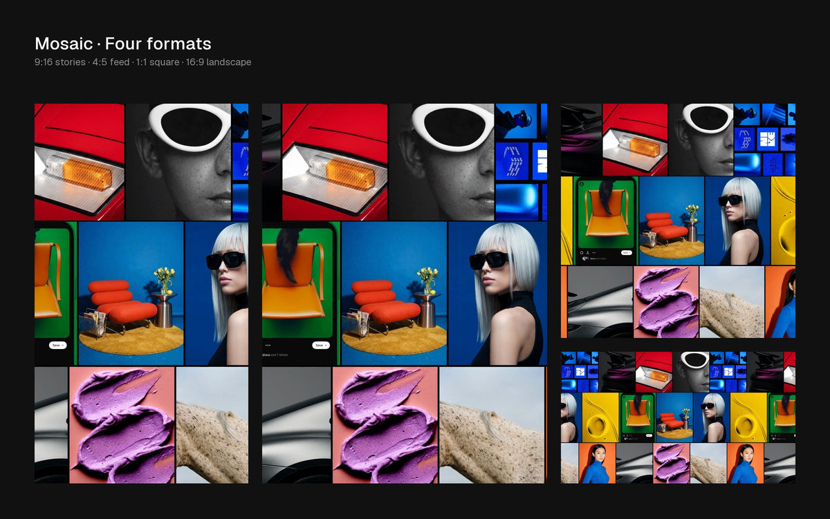 Mosaic Figma Motion template preview 1