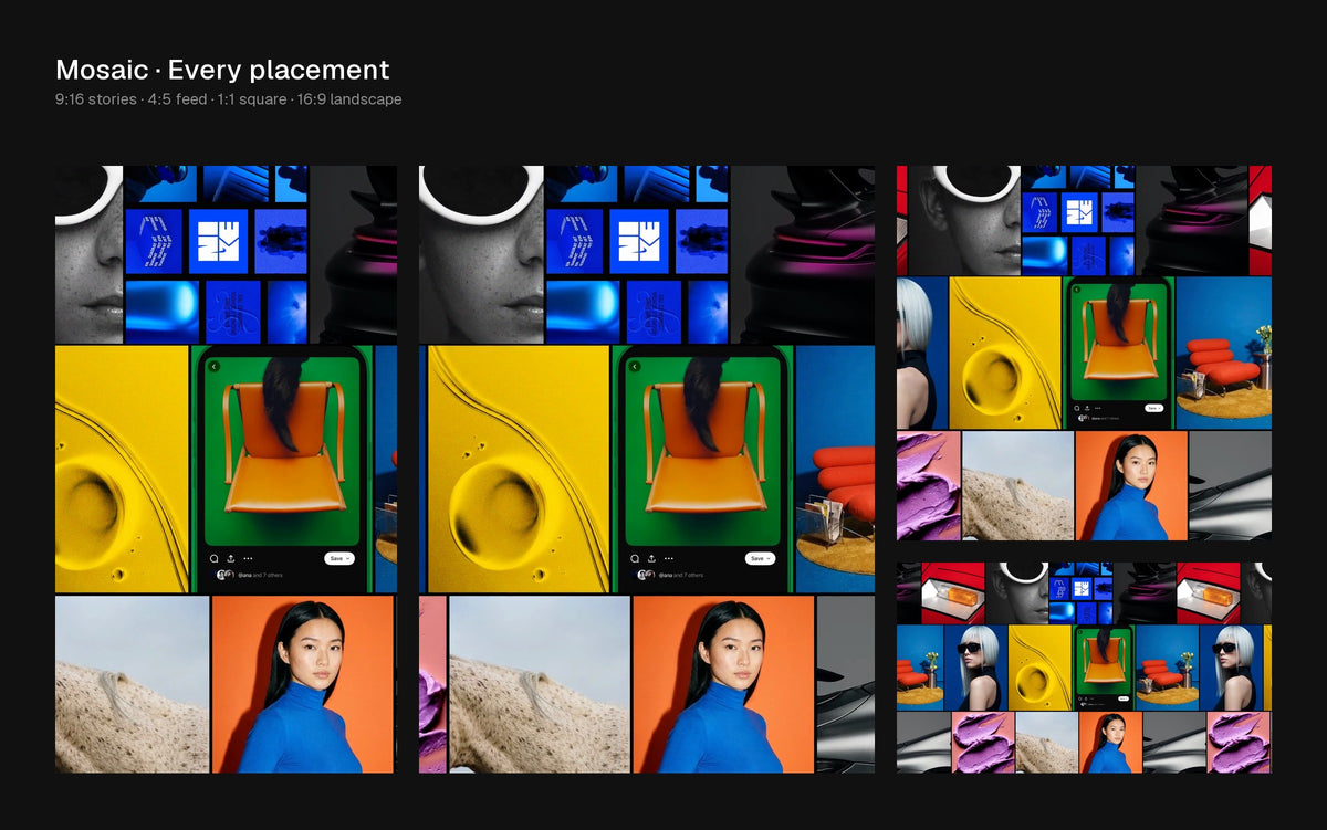 Mosaic Figma Motion template preview 3