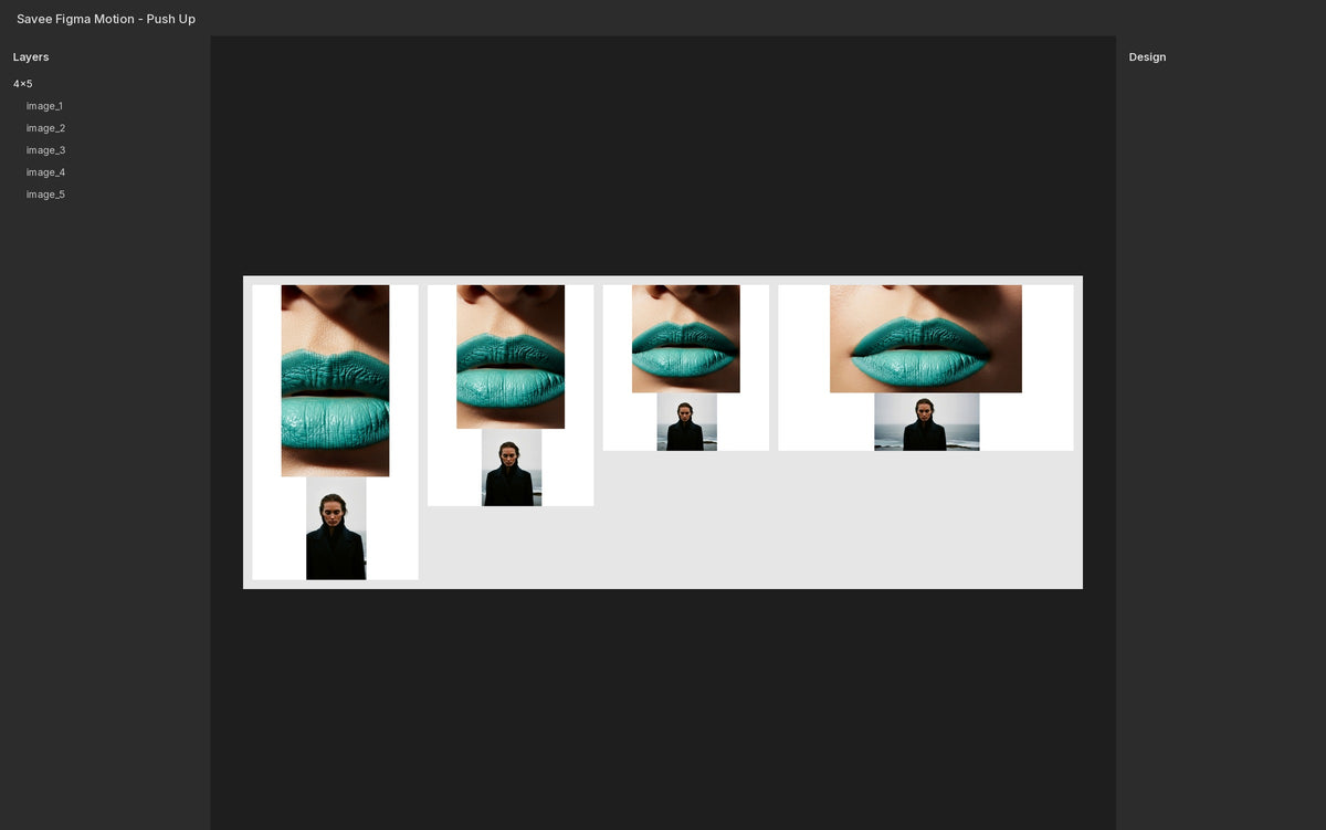 Push Up Figma Motion template Figma file