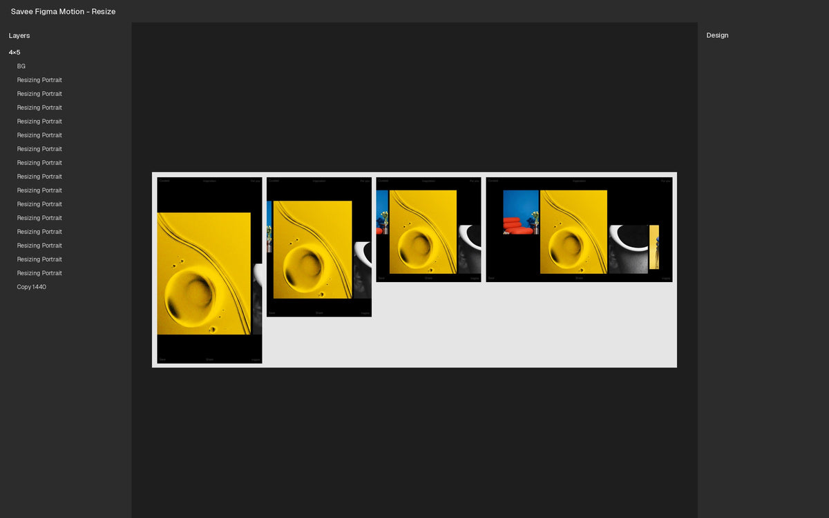 Resize Figma Motion template Figma file