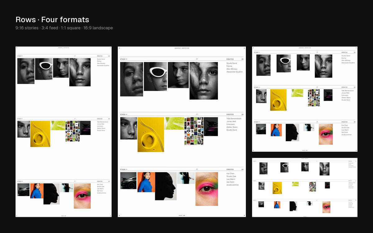 Rows Figma Motion template preview 1