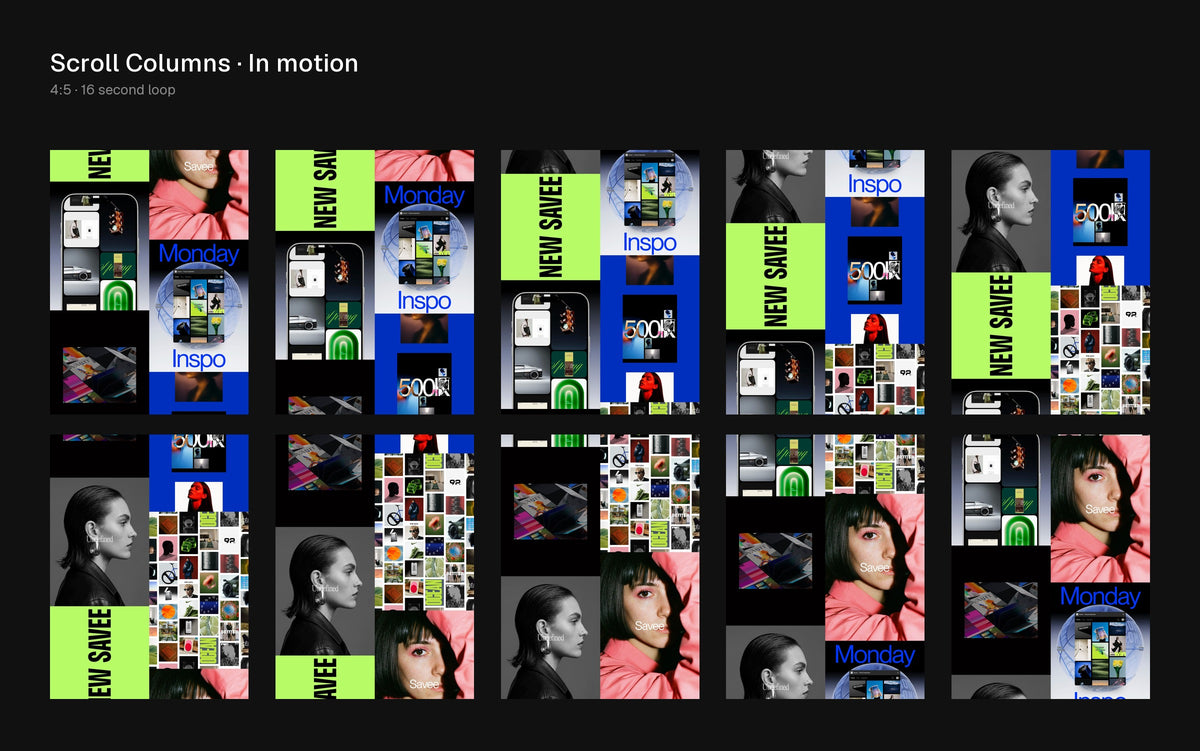 Scroll Columns Figma Motion template preview 2