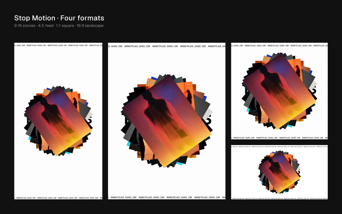 Stop Motion Figma Motion template preview 1