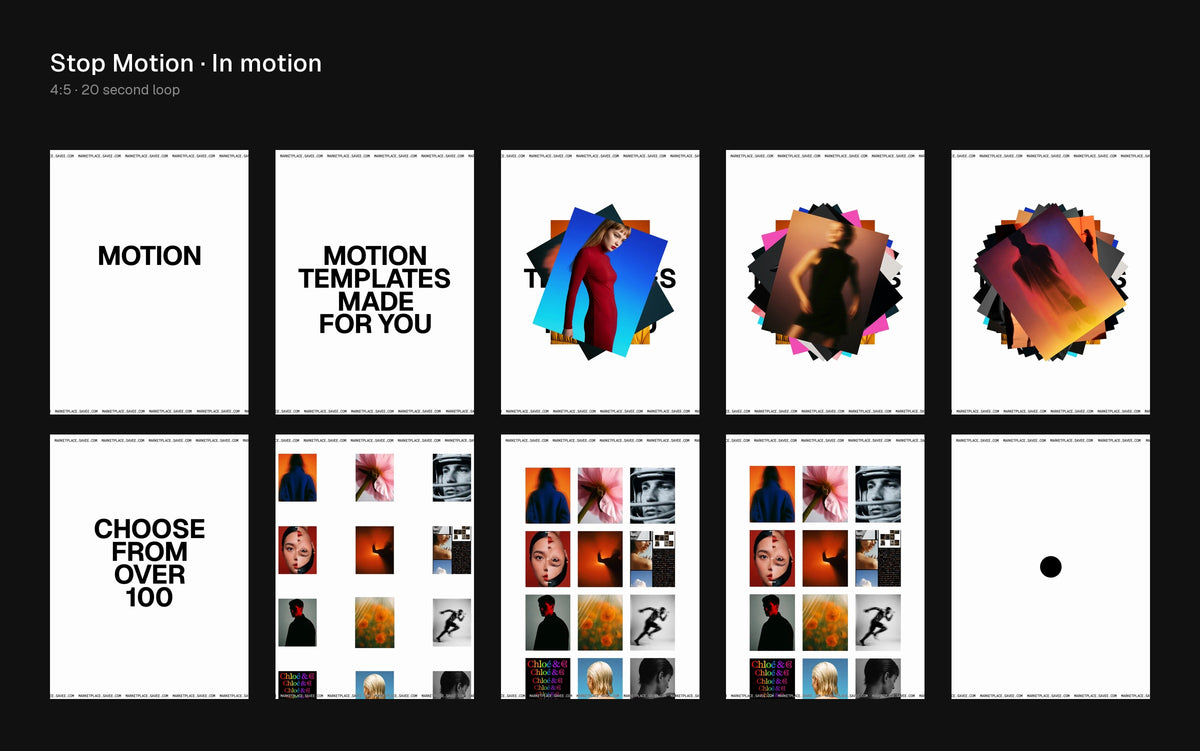 Stop Motion Figma Motion template preview 2