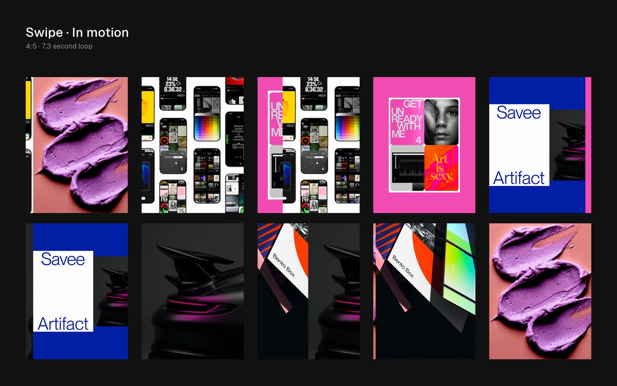 Swipe Figma Motion template preview 2