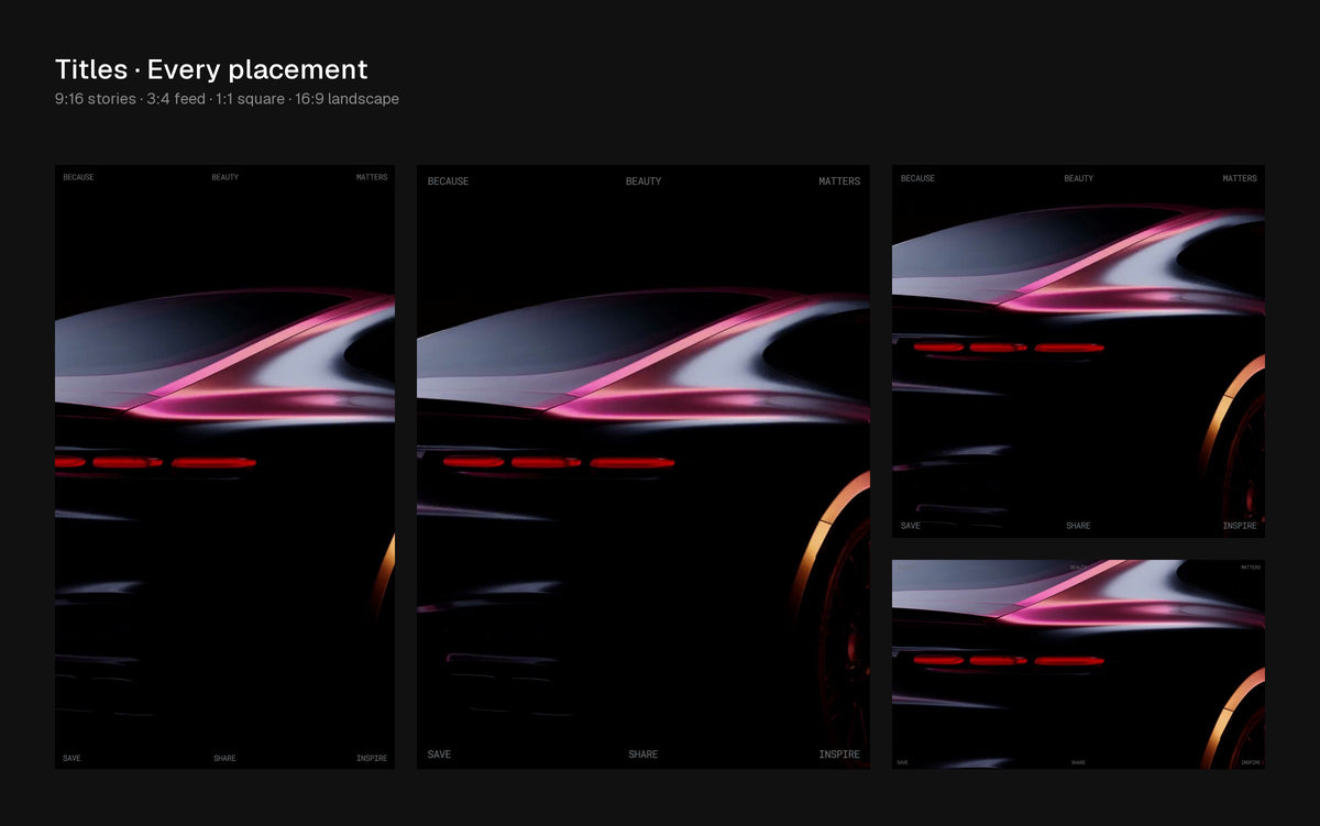 Titles Figma Motion template preview 3