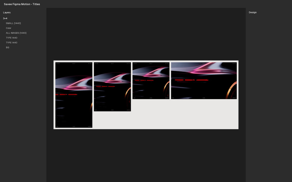Titles Figma Motion template Figma file