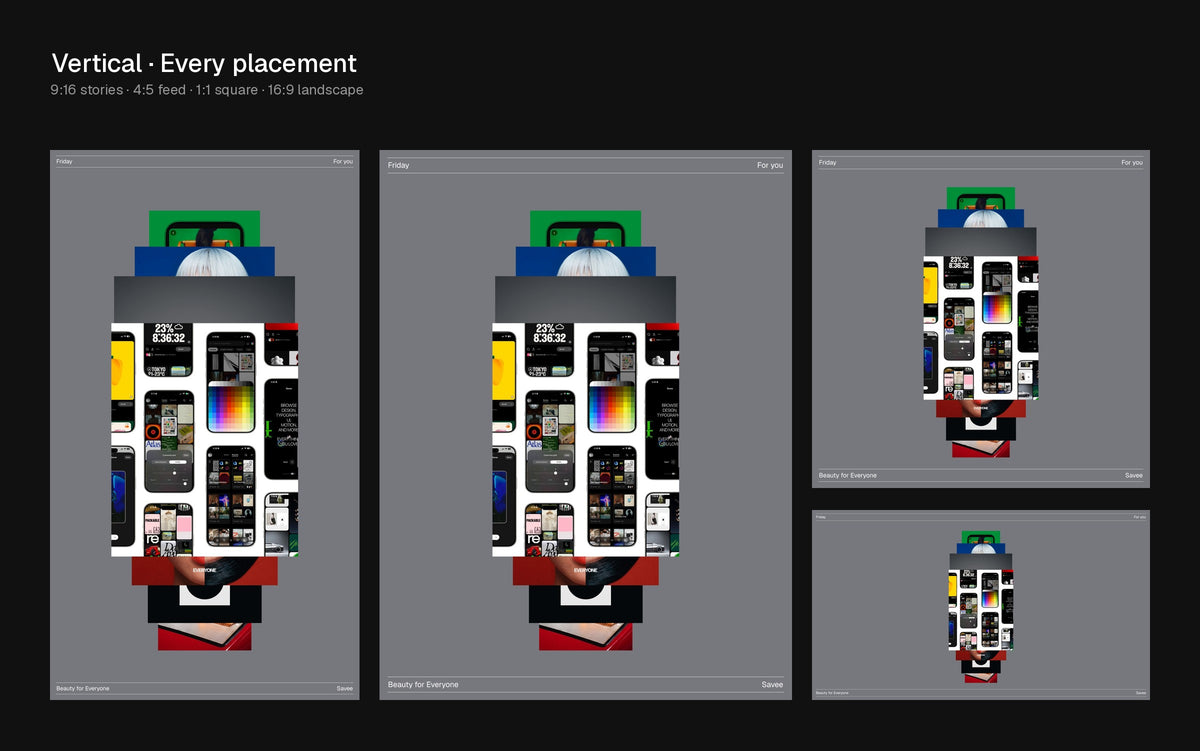 Vertical Figma Motion template preview 3