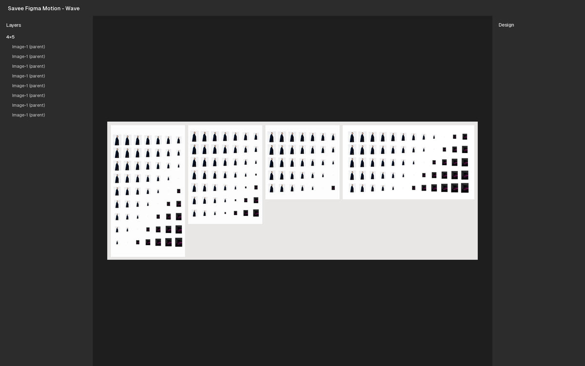Wave Figma Motion template in Figma