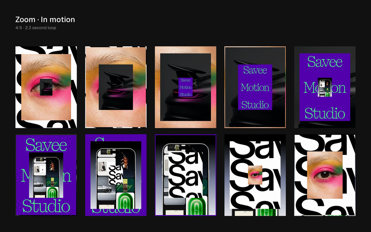 Zoom Figma Motion template preview 2