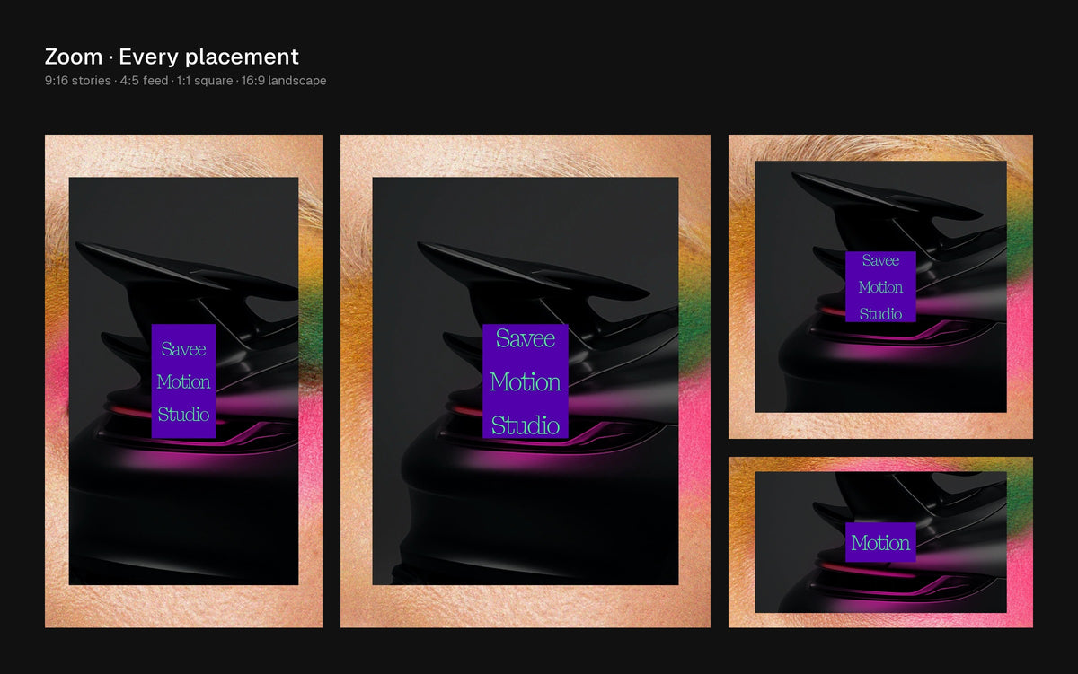 Zoom Figma Motion template preview 3